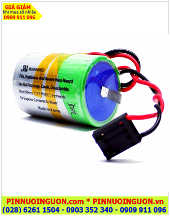 XENO XL-145F (Zắc đen 4holes); Pin nuôi nguồn XENO XL-145F lithium 3.6v C 8500mAh _Xuất xứ Hàn Quốc